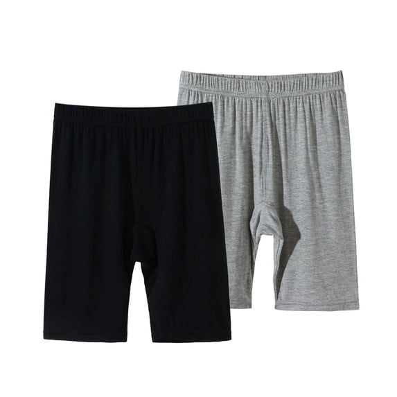 2 Pack Girl’s Leggings Shorts, Summer Lightweight Yoga Athletic Shorts, Breathable Casual Exercise Bottoms