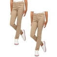thumbnail image 1 of 2-Pack Girl's Super Stretch Pencil Skinny Uniform Pants (4-20), 1 of 5