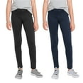 thumbnail image 1 of 2-Pack Girl's Super Stretchy Slim Fit Ponte Pants (Sizes, 4-20), 1 of 5