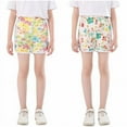 thumbnail image 1 of 2 Pack Girls Summer Shorts Kids Athletic Shorts Active Running Shorts Workout Floral Pattern Dolphin Shorts, 1 of 6