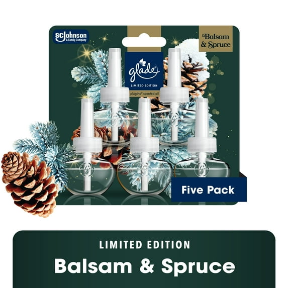 ( 2 Pack ) Glade® PlugIns® Refills Air Freshener, Balsam & Spruce, 1.34oz., 5 Count