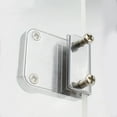 thumbnail image 1 of 2 Pack Glass Cabinet Lock Single Glass Door Locks Display Cabinet Replacement, 1 of 7