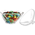 thumbnail image 1 of 2 Pack Glass Candy Dish with Lid, Clear Covered Candy Bowl, Retro European Candies Jar for Home Kitchen Office Table Halloween$$Home Decor, Kitchen, & Other, 1 of 8