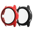 thumbnail image 1 of 2 Pack Glass+Case Compatible with Samsung Galaxy watch Active 2 40mm 44mm All-Around cover bumper+Screen Protector Galaxy watch active 2 (Ultra-Thin, Anti-Scratch), 1 of 7