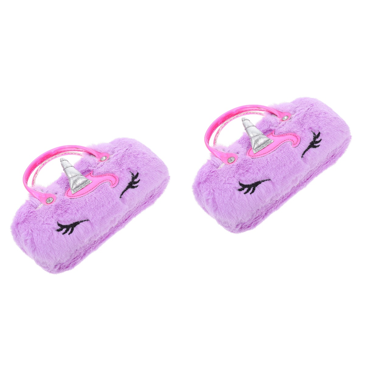 2 Pack Glasses Unicorns Girls Makeup Kit Cartoon Pattern Holder