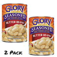 thumbnail image 1 of ( 2 Pack ) Glory Foods Canned Seasoned Butter Beans, 15.5 oz Can, 1 of 6