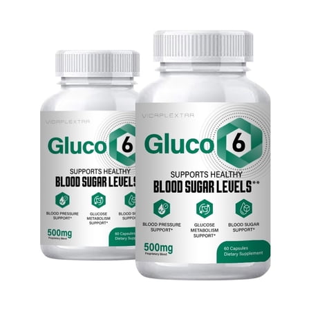 (2 Pack) Gluco 6 Capsules - Gluco 6 Capsules