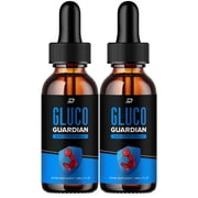 2 Pack Gluco Guardian Drops Liquid Supplement - GlucoGuardian Drops, All-Natural Blood Support Formula, Offical Gluco Guardian Extra Strength Formula, Gluco Guardian Reviews 2 Month Supply