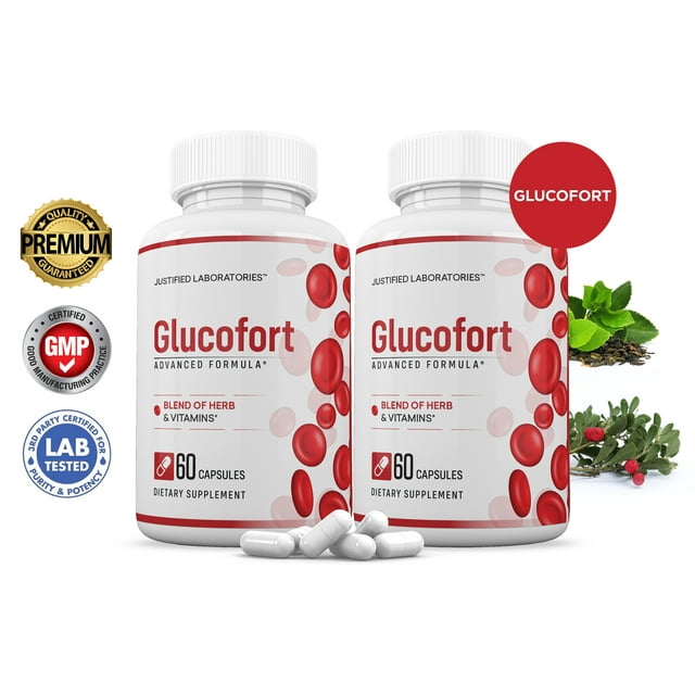(2 Pack) Glucofort Premium Formula 688MG 120 Capsules