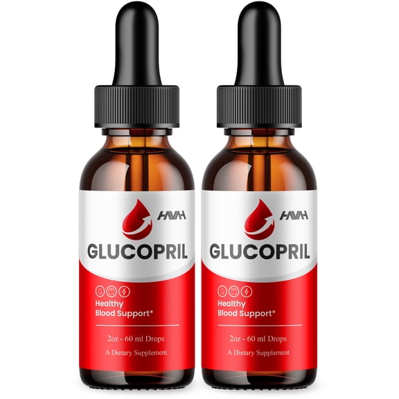 (2 Pack) Glucopril Drops Advanced Formula Blood Support (4oz)
