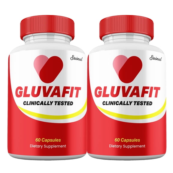 (2 Pack) Gluvafit Capsules, All Natural Blood Balance Supplement, Gluva fit Pills Premium Ingredients Maximum Strength