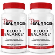 2 Pack Glyco Balancer   Original Formula with a Clean Blend to Support Healthy Circulation, Natural Energy & Balanced Levels | Just 2 Easy-to-Swallow Pills Daily 120 Capsules