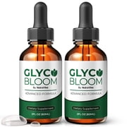 2 Pack Glyco Bloom Drops   Daily Liquid Formula with a Clean, Natural Blend to Support Natural Flow, Balanced Levels & Healthy Circulation | Convenient for Consistent Use 60 Servings