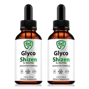 2 Pack Glyco Shizen Drops, GlycoShizen Liquid Formula - Naturally Supports Healthy Circulation, Stable Levels and Energizes the Body, Official Glucose Shizen Review 60 Servings