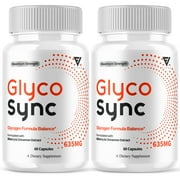 2 Pack Glyco Sync Glycogen Pills, GlycoSync Maximum Strength 120 Capsules