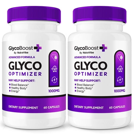 (2 Pack) GlycoBoost - Official Glyco Boost Blood Support Formula, All Natural Capsules For Healthy and Stable Levels, GlycoBoost Blood Vessel Cleaner, Glyco Boost Optimizer (120 Capsules)