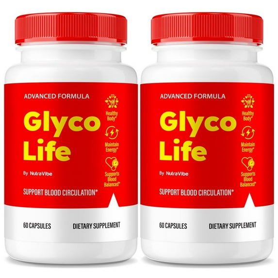 (2 Pack) GlycoLife – Original Glyco Life Formula with Naturally Derived Ingredients to Support Healthy Circulation, Natural Flow & Everyday Balance | Easy-to-Swallow Pills (120 Capsules)