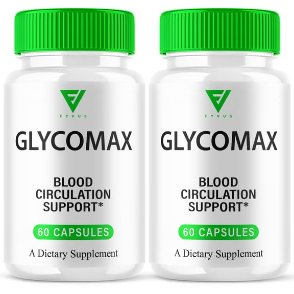 (2 Pack) GlycoMax Blood Support Supplement, Glyco Max Capsules (120 Capsules)