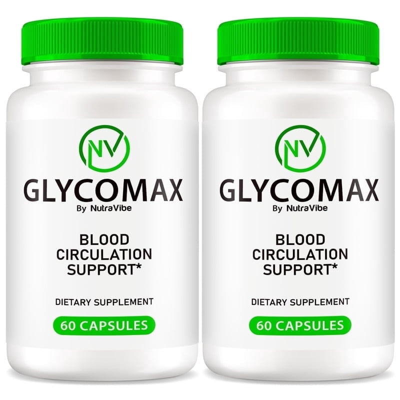 (2 Pack) GlycoMax Capsules, Original Glyco Max Formula - Naturally Supports Healthy Circulation, Stable Levels and Energizes the Body, Official GlycoMaxim Review (120 Capsules)