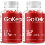 2 Pack Go Keto Gummies, GoKeto ACV Keto Gummies 120 Gummies