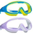 thumbnail image 1 of 2 Pack Goggles for Kids Toddler 3-15, Anti Fog No Leak Clear Swim Goggles for Boys Girls Pool Beach Swimming, 1 of 6