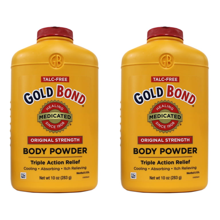 Gold Bond Body Powder Medicated 10 oz Each (Talc-Free) 