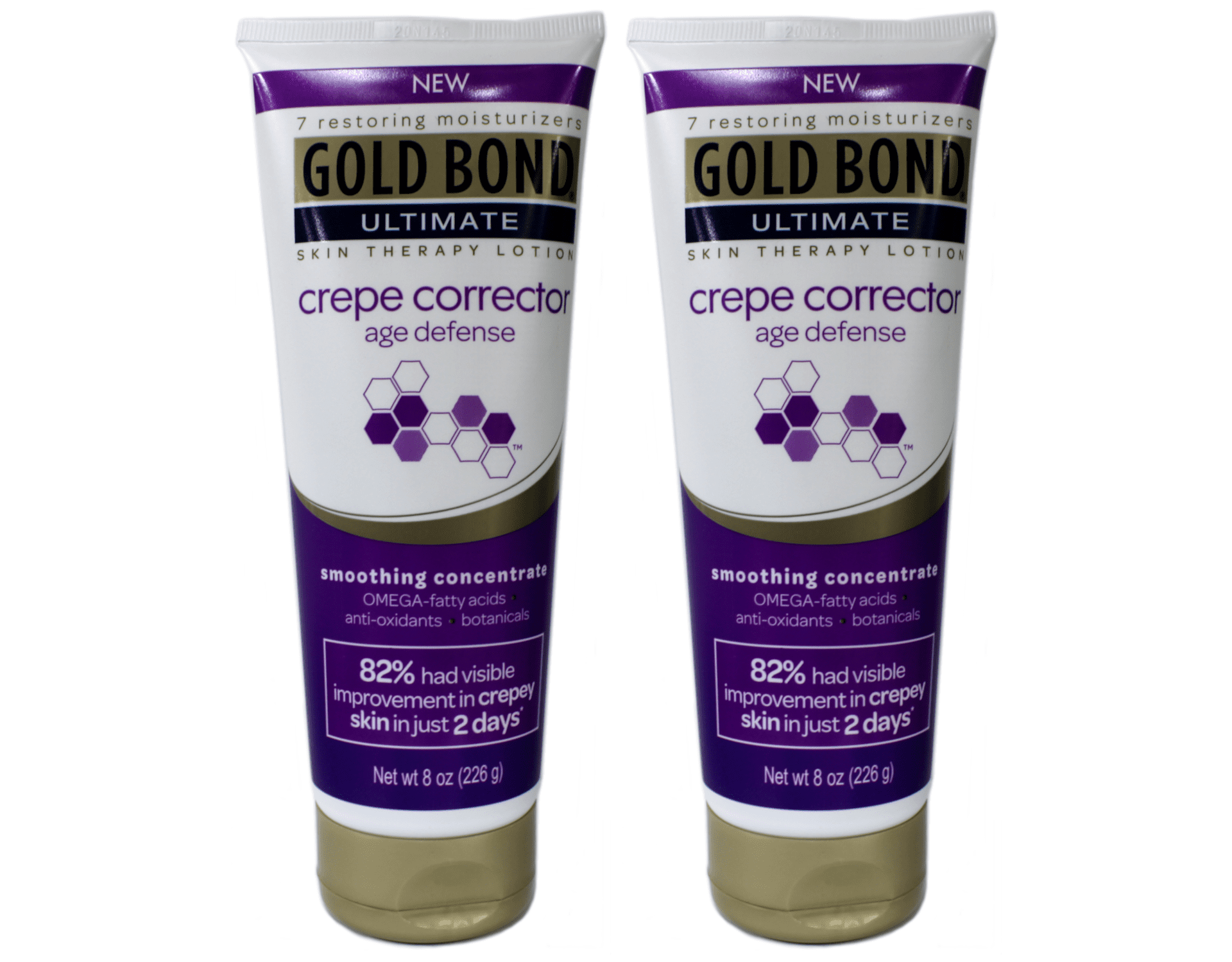 Gold Bond Ultimate Body Cream, 2 Pack Age Defense Crepe Corrector