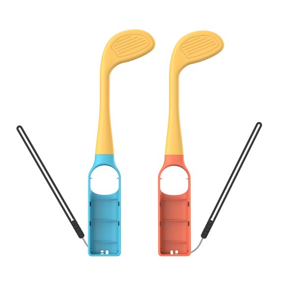 2-Pack Golf Club Attachments for Nintendo Switch Joy-Cons - Enhanced Motion Grip for Golf Games (Compatible with Switch, Switch OLED, & Switch 2)