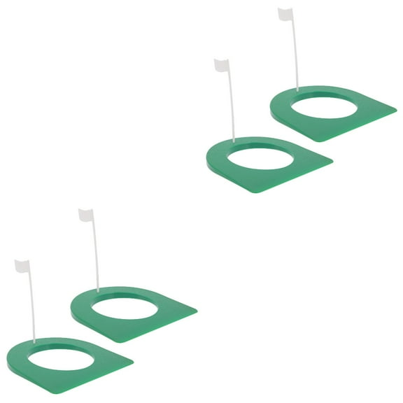 2 Pack Golf Putting Disc Themed Balls Mini Putter Child Green