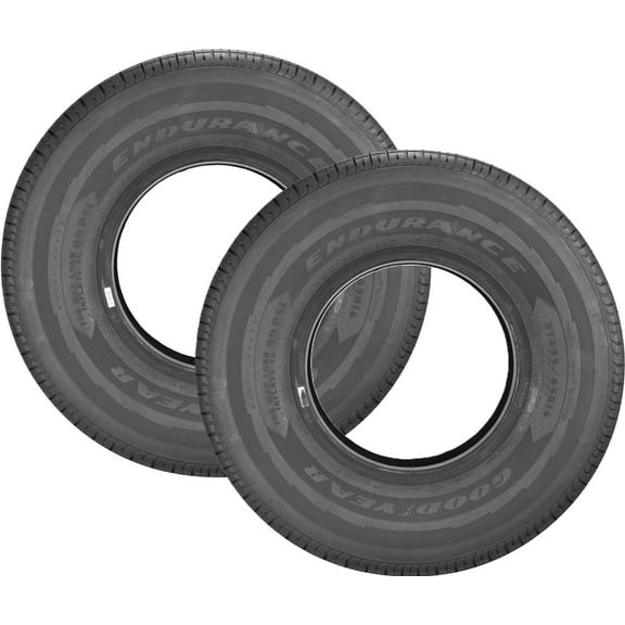 2-Pack Fits Goodyear Endurance All Season Trailer Tire ST215/75R14 Load Range D BSW