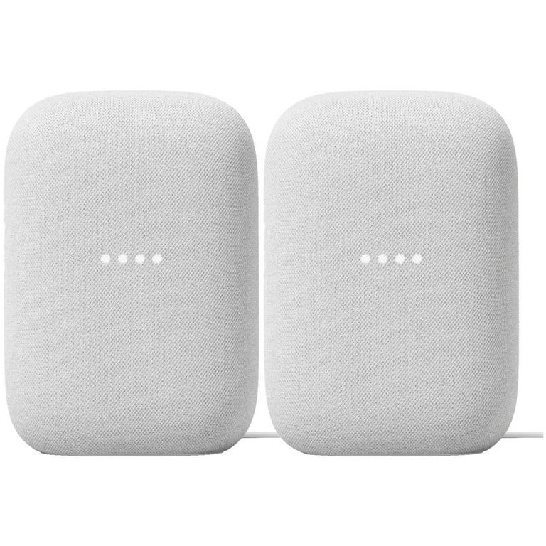 Nest Audio - Smart Speaker with Google Assistant in Chalk (2-Pack) Nest Audio - Smart Speaker with Google Assistant in Chalk (2-Pack)