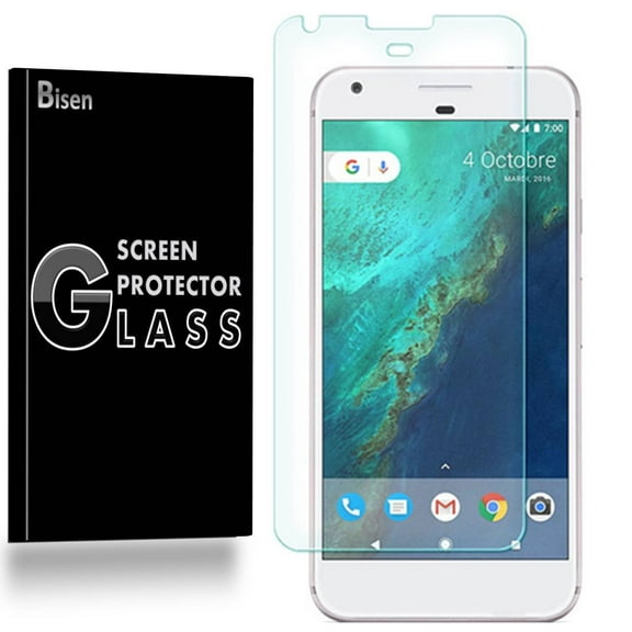 [2-Pack] Google Pixel (2016 Release) BISEN Tempered Glass Screen Protector, Anti-Scratch, Anti-Shock, Shatterproof, Bubble Free