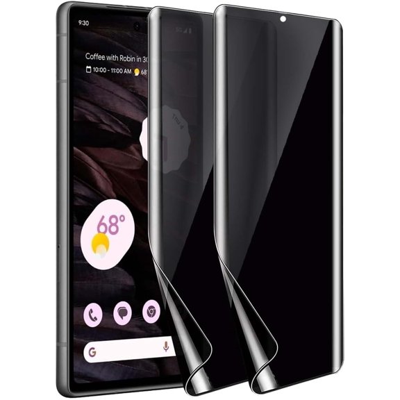 2 Pack for Google Pixel 7A Privacy Screen Protector [Not Glass], Anti-Spy Flexible TPU Film HD Ultra-Thin Bubble Free Case Friendly Full Coverage Hydrogel Film for Pixel 7A 6.1-inch