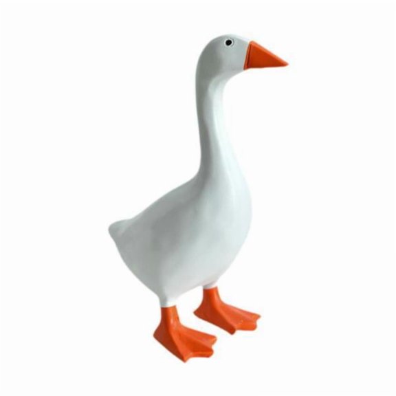 2 Pack Goose Key Holder Duck Statue Key Hanger Magnetic for Office Desk and Home Entryway Decor
