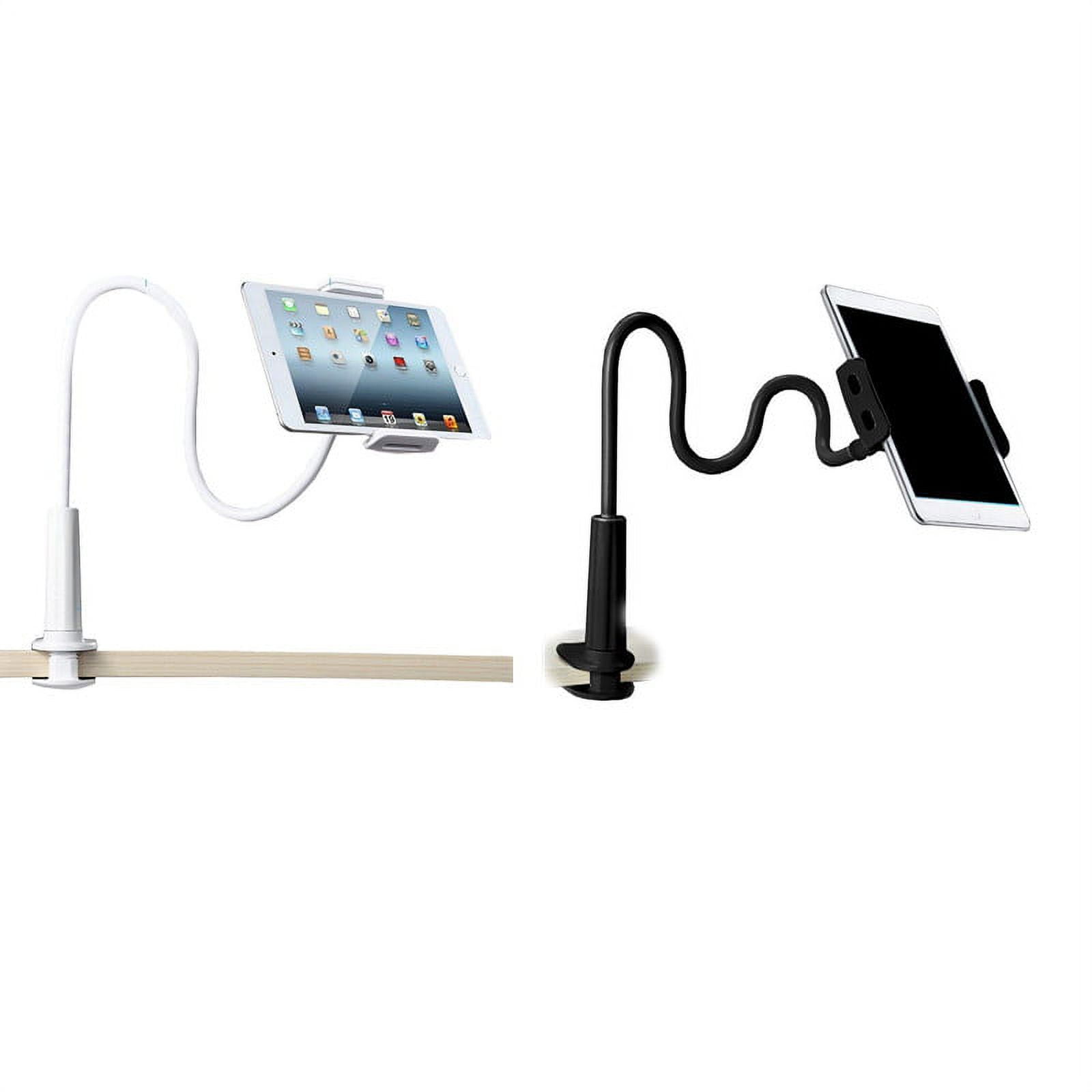 2 Pack Gooseneck Tablet Holder, Tablet Stand, Flexible Arm Clip Tablet Mount, Lazy Arm Tablets