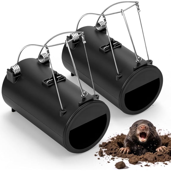 2 Pack Gopher Trap Mole Trap Releasable Vole Trap, Gopher Hawk Style for Lawn Farm Vegetable Garden, Professional Home Gardening Pest Control