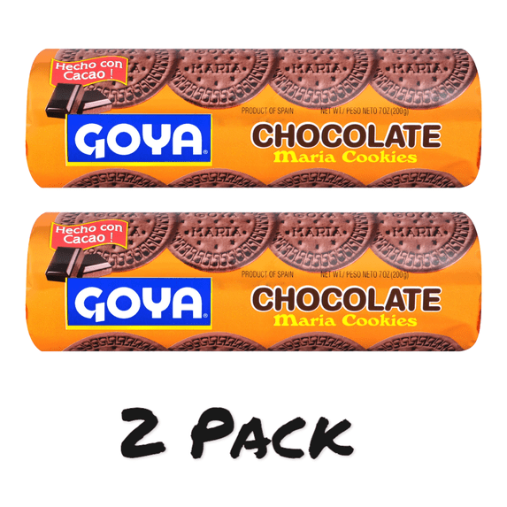 ( 2 Pack ) Goya Chocolate Maria Cookies, 7 oz