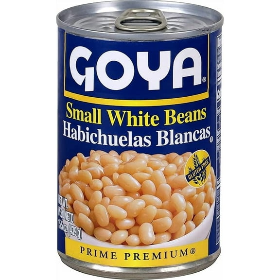 2-Pack Goya Small White Beans, 15.5 oz