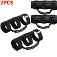 thumbnail image 1 of 2 Pack Grab Handle Set Compatible with Jeep Wrangler TJ YJ JK, Easy-to-Fit 3 Straps Design for 1955-2023 Models (Black), 1 of 6