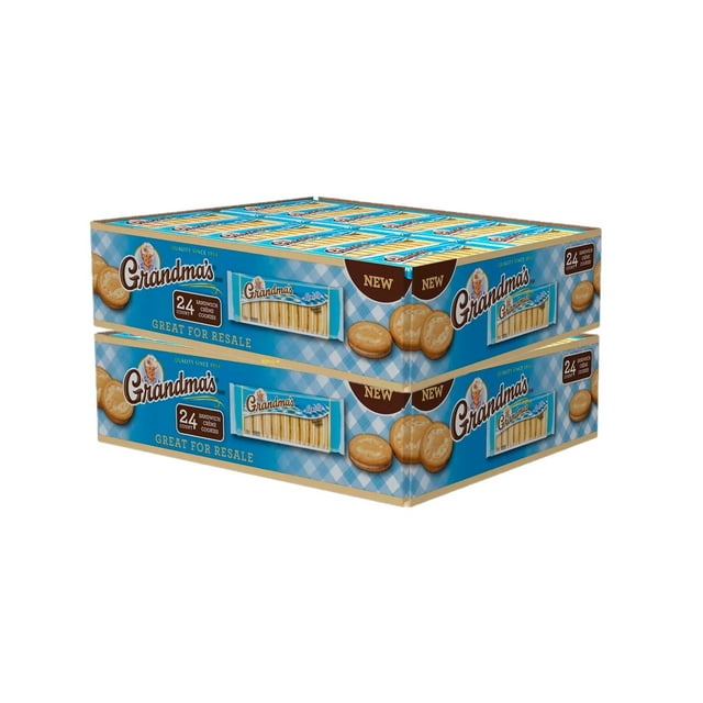 2 Pack Grandma's Vanilla Sandwich Crème Cookies (24 pk.)