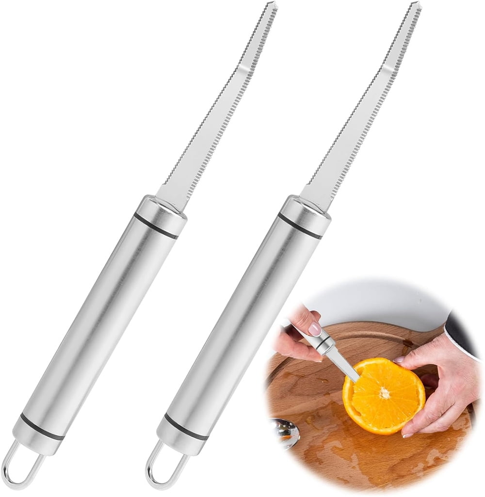 2 Pack Grapefruit Knives, Stainless Steel Grapefruit Knife Curved