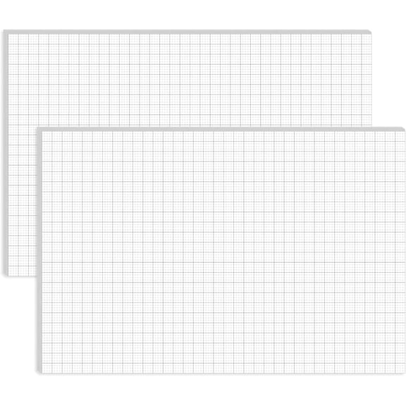 (2-Pack) Graph Paper Large Graph Paper, Grid Paper for Engineer Architect Designer Mathematician Draftsmen Sketch House Commercial