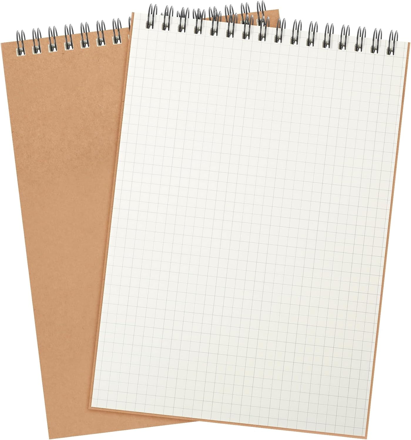 Staples Graph Paper Notepad 2 Pack Graph Paper Spiral Notepad A5 Top Wirebound Notepad Grid ...