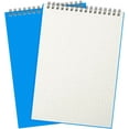 thumbnail image 1 of 2 Pack Graph Paper Spiral Notepad A5 Top Wirebound Notepad Grid Notebook Steno Pads Memo Notebook Grid Paper 140 Pages for Writing Sketching Drawing Office Supplies, 1 of 5