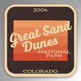 thumbnail image 1 of 2-Pack Great Sand Dunes National Park Decal Sticker | 4-Inches By 4-Inches | Vinyl Sticker | UV Protective Laminate | PD996, 1 of 1
