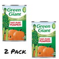 thumbnail image 1 of ( 2 Pack ) Green Giant Pumpkin, 100% Pure 15 oz, 1 of 7