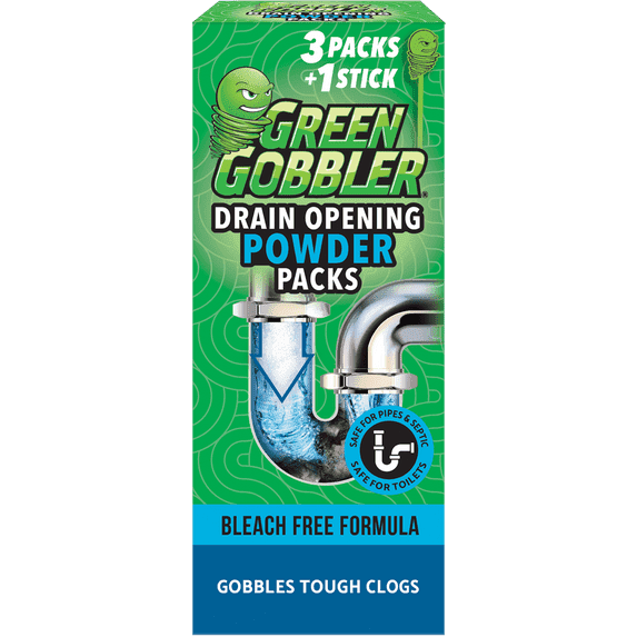 2 Pack Green Gobbler 8.25 oz. Draining Opening Pacs (3 Count)
