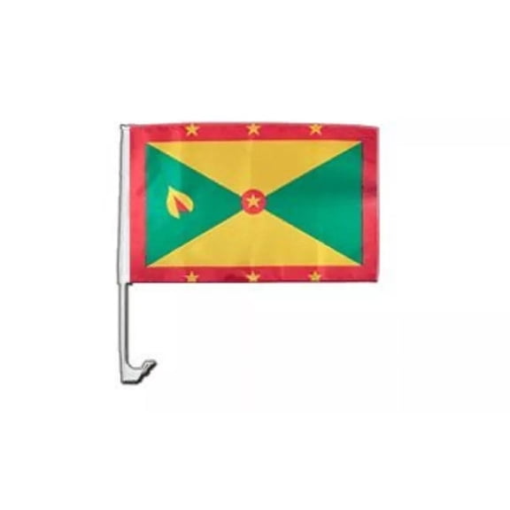 (2 Pack) Grenada Country Car Window Vehicle 12X18 12"X18" Flag