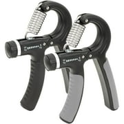 2 Pack Grip Strength Trainer, Hand Grip Strengthener, Adjustable Resistance 22-132Lbs 10-60kg, Forearm Strengthener, Perfect for Musicians Athletes and Hand Injury Recovery