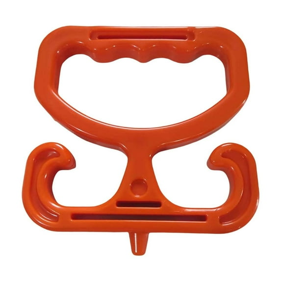 2-Pack Grocery Bag Holder - Heavy Duty 100lb Capacity Carrier with Ergonomic Handle & Storage Compartment for Bags & Shopping Essentials